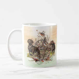 Bästa tider för dagen till Hunt, GSP Kaffemugg