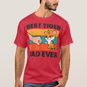 Bästa tiger Pappa någonsin Cute Tiger T Shirt