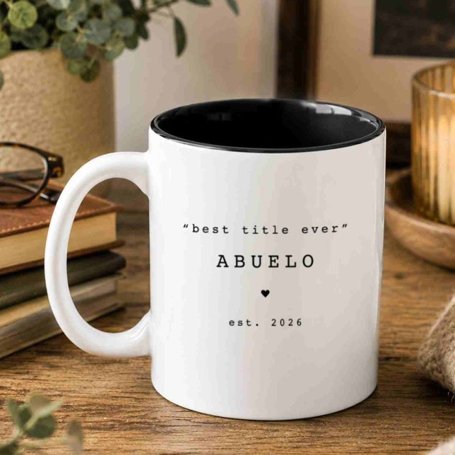 Bästa titel någonsin Abuelo anpassad mugg (Skapare uppladdad)