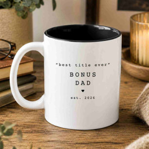 Bästa titel någonsin Bonus Pappa Anpassad Mugg