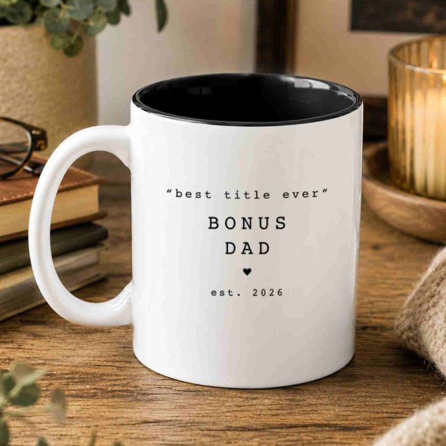 Bästa titel någonsin Bonus Pappa Anpassad Mugg (Skapare uppladdad)