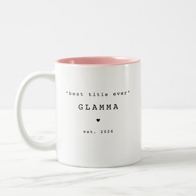 Bästa Titel Någonsin Glamma Personlig Mugg (Vänster)