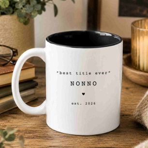 Bästa Titel Någonsin Nonno Personlig Mugg