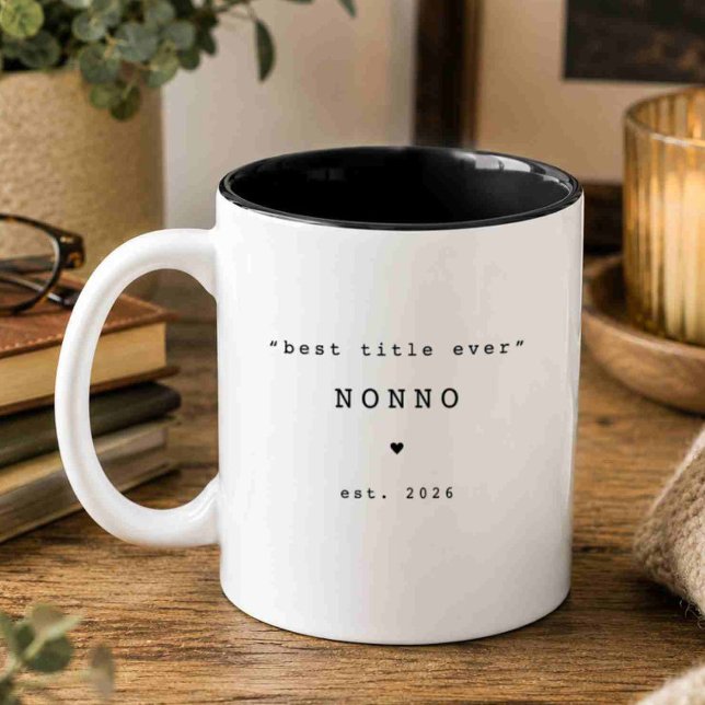 Bästa Titel Någonsin Nonno Personlig Mugg (Skapare uppladdad)