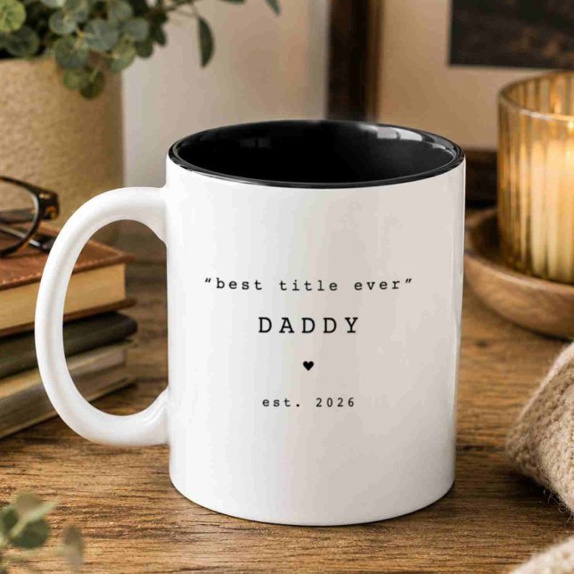 Bästa titel någonsin Pappa Anpassad mugg (Skapare uppladdad)