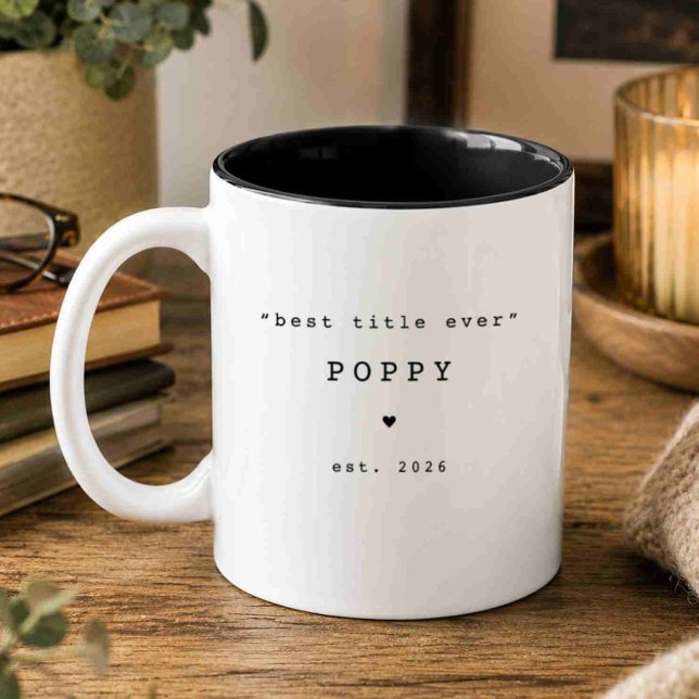 Bästa titel någonsin Poppy Personlig Mugg (Skapare uppladdad)