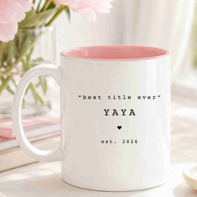 Bästa Titel Någonsin Yaya Personlig Mugg (Skapare uppladdad)