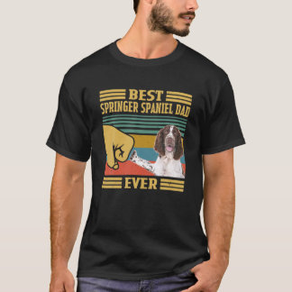 Bästa Tjocken för engelska Springer-spanelen Pappa T Shirt