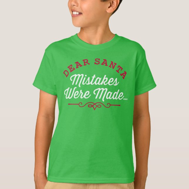 Bästa tomtarmsmisstag gjordes t shirt (Framsida)
