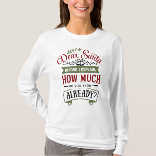 Bästa tomten innan jag förklarar den konstiga ju t shirt