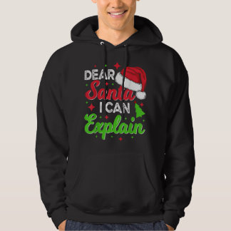 Bästa tomten jag kan förklara den fantastiska julj hoodie