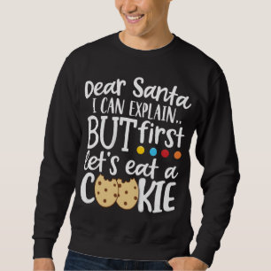 Bästa tomten jag kan förklara julklappen lång ärmad tröja