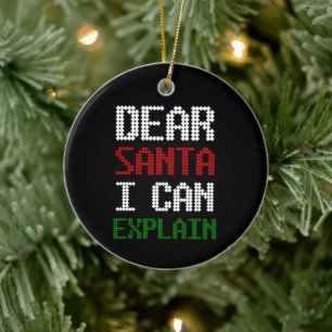 Bästa tomten...................................... julgransprydnad keramik