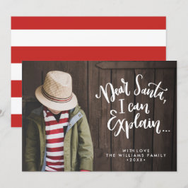 Bästa tomten... kan förklara Ljuny Helgdag Fullt P Inbjudningar