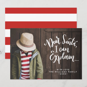 Bästa tomten... kan förklara Ljuny Helgdag Fullt P Inbjudningar