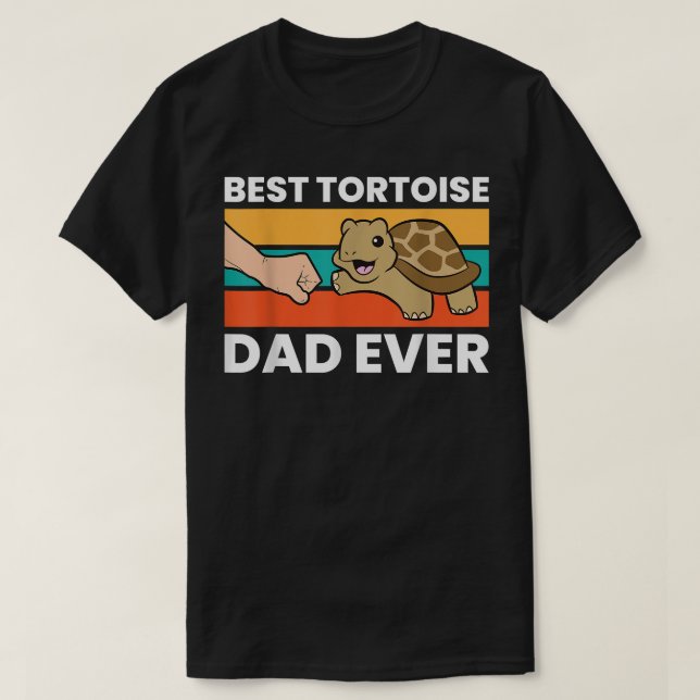 Bästa Tortoise Pappa någonsin  T Shirt (Design framsida)