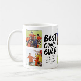 Bästa tränare någonsin, 7-fotokollingsteam-gåva kaffemugg