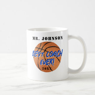 Bästa tränare någonsin - basket kaffemugg