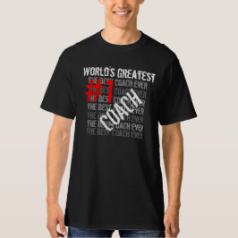 Bästa tränare någonsin Världsmästare Coach #1 Coac T-shirt