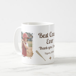 Bästa tränaren någonsin 2 Foto Tränarpresent Minne Kaffemugg
