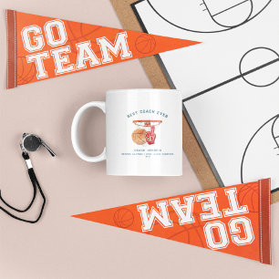 Bästa tränaren någonsin Baskettränarens foto Kaffemugg