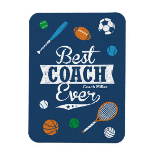 Bästa träning någonsin med namn och sportutrustnin magnet