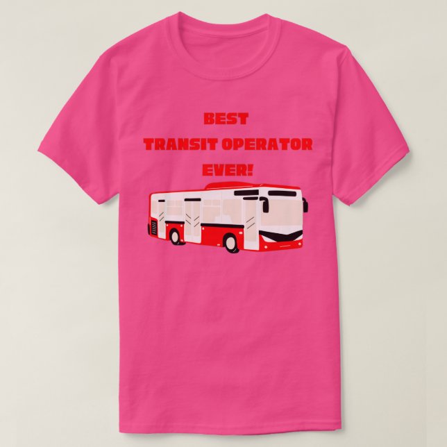 Bästa transiterare någonsin t shirt (Design framsida)
