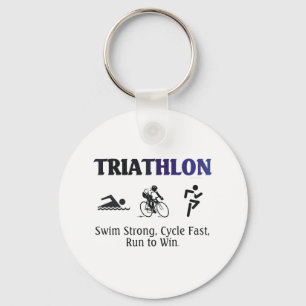 BÄSTA Triathlon Nyckelring