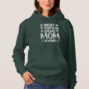 Bästa tripod Hund Mamma någonsin aptit tre slät T Shirt