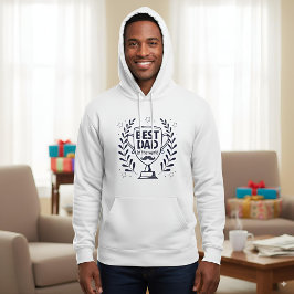 Bästa trofédesign i Pappa - Far Dag-gåva Hoodie