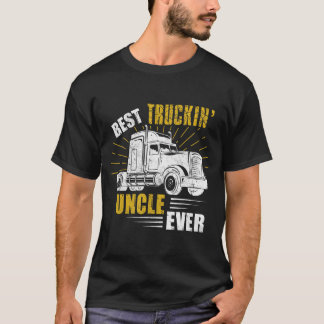 Bästa Truckin-morbror någonsin Tee Trucker Gift Fa