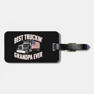 Bästa Truckin-morfar någonsin Bagagebricka
