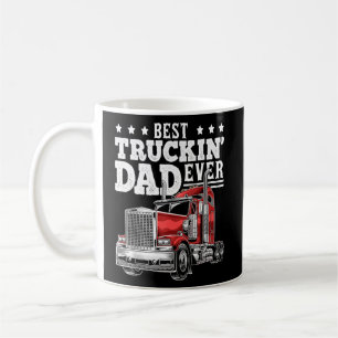 Bästa Truckin Pappa någonsin Big Rig Trucker Fars  Kaffemugg