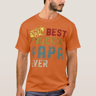 Bästa Truckin Pappa någonsin i Fars dag T Shirt