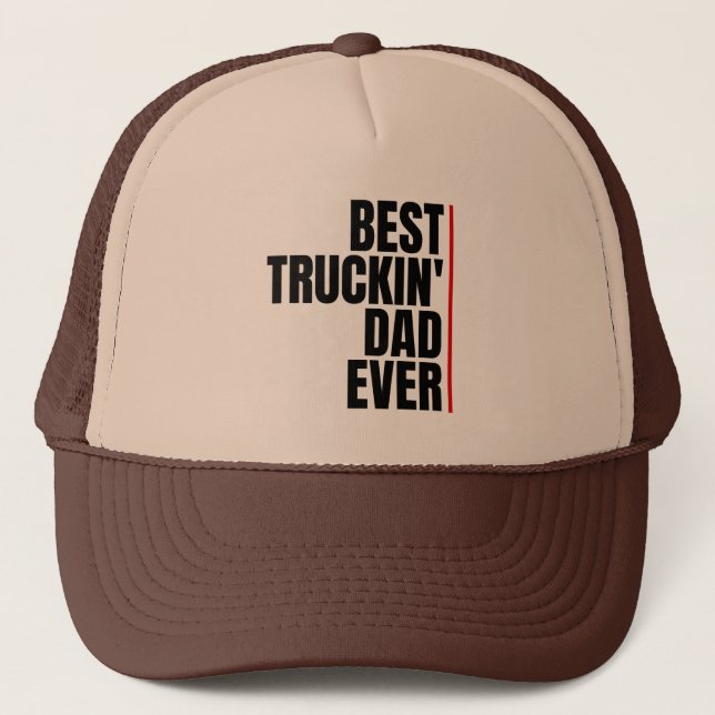 BÄSTA TRUCKIN' PAPPA VARJE TRUCKERKEPS (Framsida)