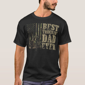 Bästa Trucking Pappa Någonsin För En Lastbilschauf T Shirt
