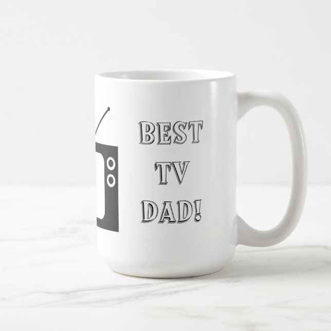Bästa TV-Pappa! Kaffemugg (Höger)