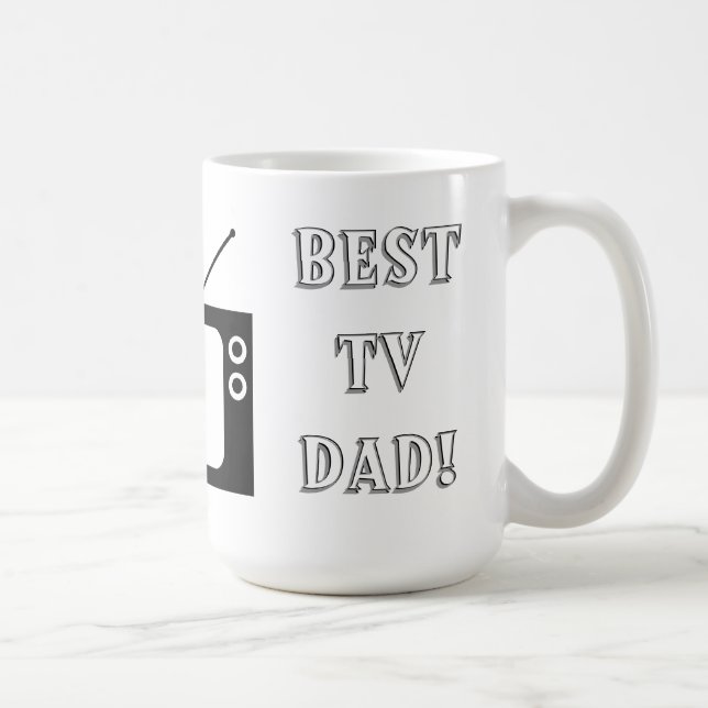 Bästa TV-Pappa! Kaffemugg (Höger)