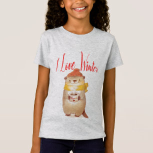 Bästa tyck om vinterbabycoolan ett roligt liv t shirt