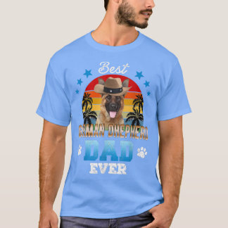 Bästa tyska Dhepherd Pappa All Best Pappa Hund äls T Shirt