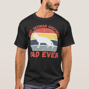 Bästa tyska herde pappa någonsin citat Rolig Sheph T Shirt