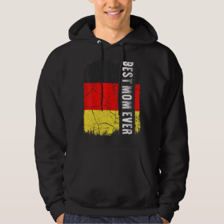 Bästa tyska Mamma någonsin Tysklanda Flagga Mors d Hoodie