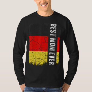 Bästa tyska Mamma någonsin Tysklanda Flagga Mors d T Shirt