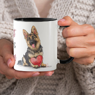 Bästa tyska schäferhund mamma mugg