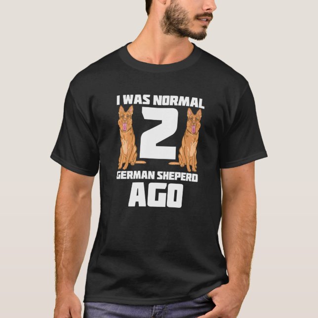 Bästa tyska Shepherd Hund German Shepherd 1 T Shirt (Framsida)