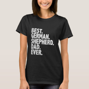 Bästa tyska Shepherd Pappa All Hundägare-Tjocken T Shirt