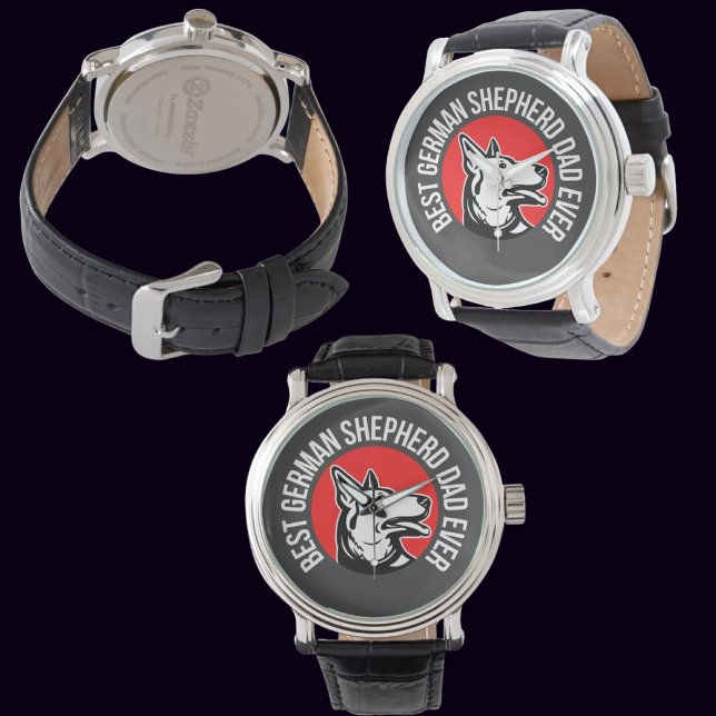 Bästa tyska shepherd Pappa någonsin Armbandsur (Skapare uppladdad)