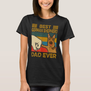 Bästa tyska shepherd Pappa någonsin Bump Fit Hund T Shirt