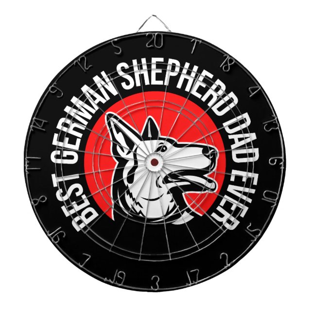 Bästa tyska shepherd Pappa någonsin Darttavla (Framsidan)