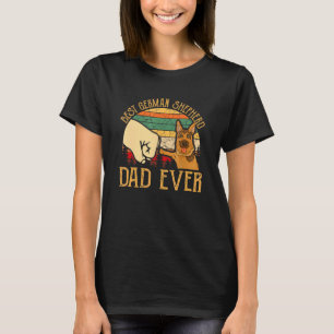 Bästa tyska shepherd Pappa någonsin Hund Tees Fars T Shirt